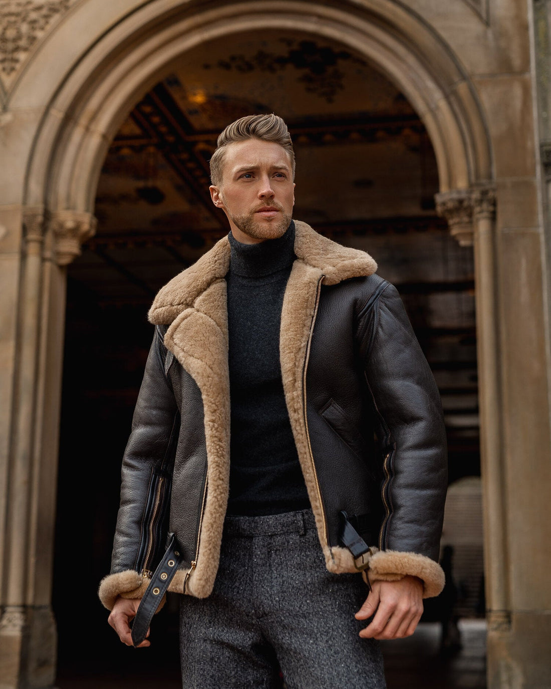 Ultimate-Guide-to-B3-Bomber-Leather-Jackets-Style-Care-and-History wear jacket