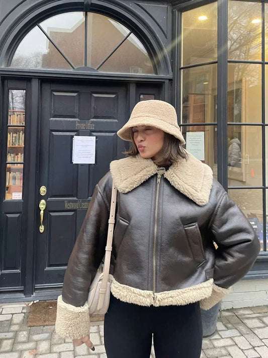 Material-Composition-and-Origin-of-shearling-jackets wear jacket