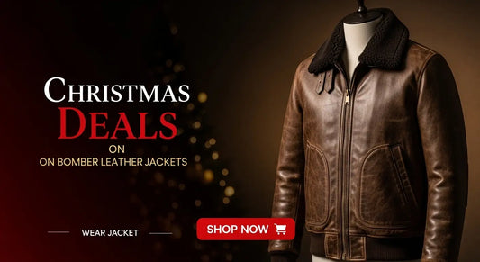 Christmas-Deals-on-Bomber-Leather-Jackets-Shop-Now wear jacket