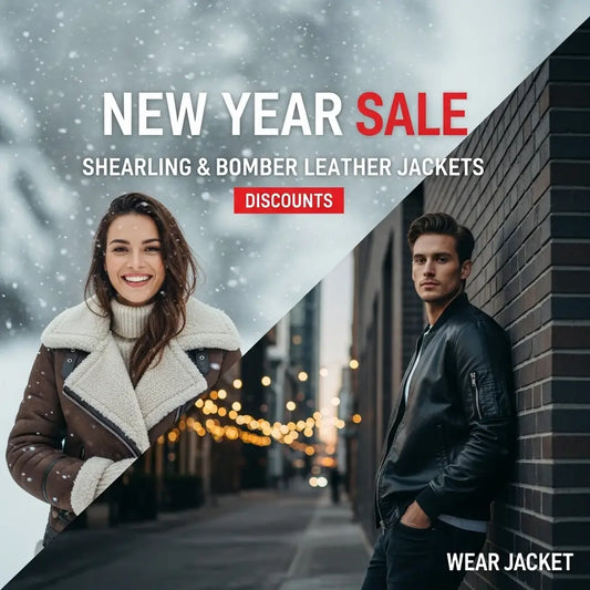 New-Year-Sale-Shearling-Bomber-Leather-Jackets-Discounts wear jacket